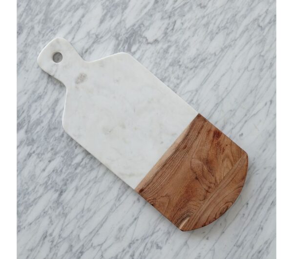 Marble + Wood Chopping Board - Image 2