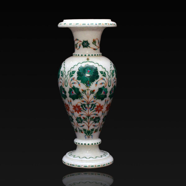Handcrafted Marble Inlay Flower Pot