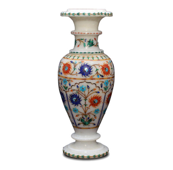 Marble Inlay Flower Pot - Image 3