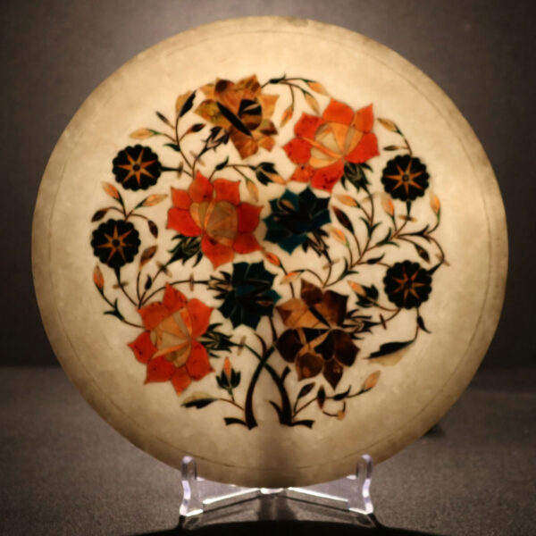 Round Marble Inlay Plate - Image 3