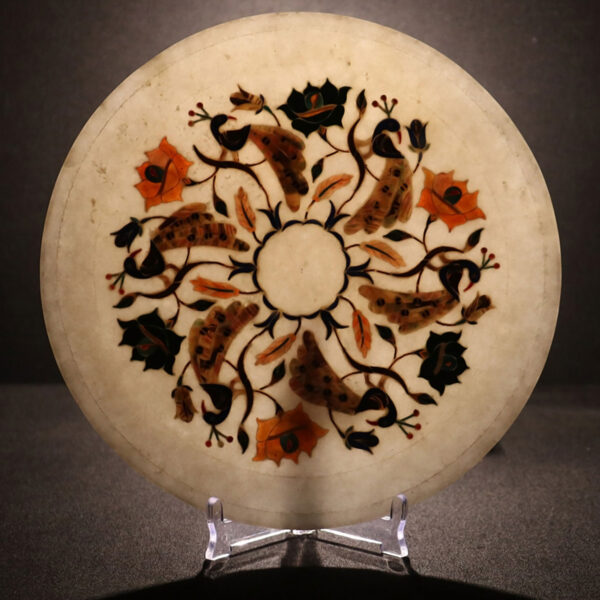 Round Marble Inlay Plate - Image 3
