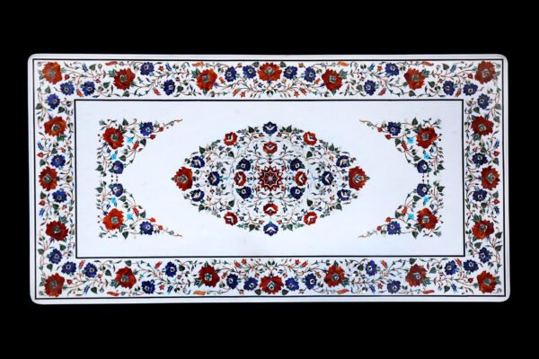 Marble Inlay Artistry Table Tops